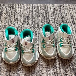 7C Nike Kyrie sea glass turquoise Toddler sneakers take both price of one